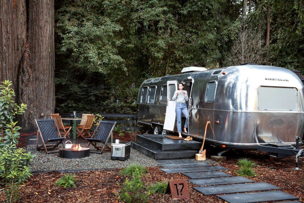 Airstream trailer at AutoCamp in Guerneville. (AutoCamp Russian River)