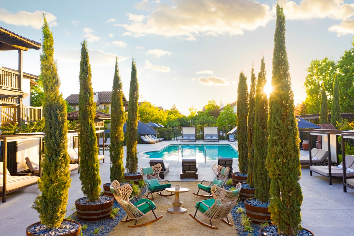 Pool area at The Lodge at Sonoma. (The Lodge at Sonoma, Autograph Collection)