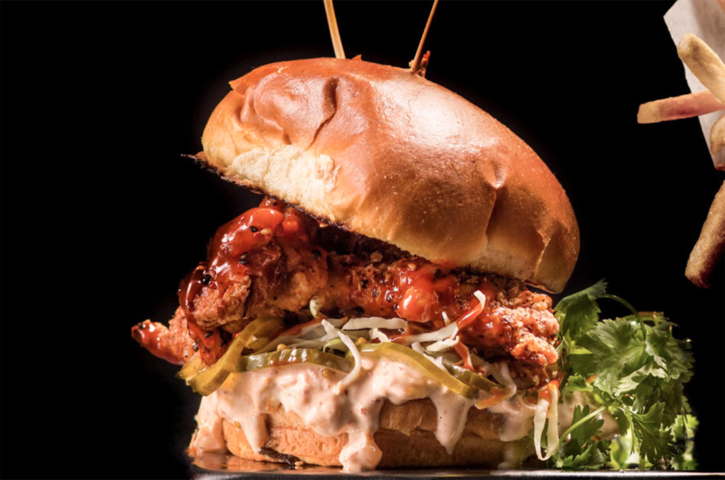 Korean fried chicken sandwich at MKB Kitchen in Santa Rosa. Photo: @parkwestonpboto Derek Coleman