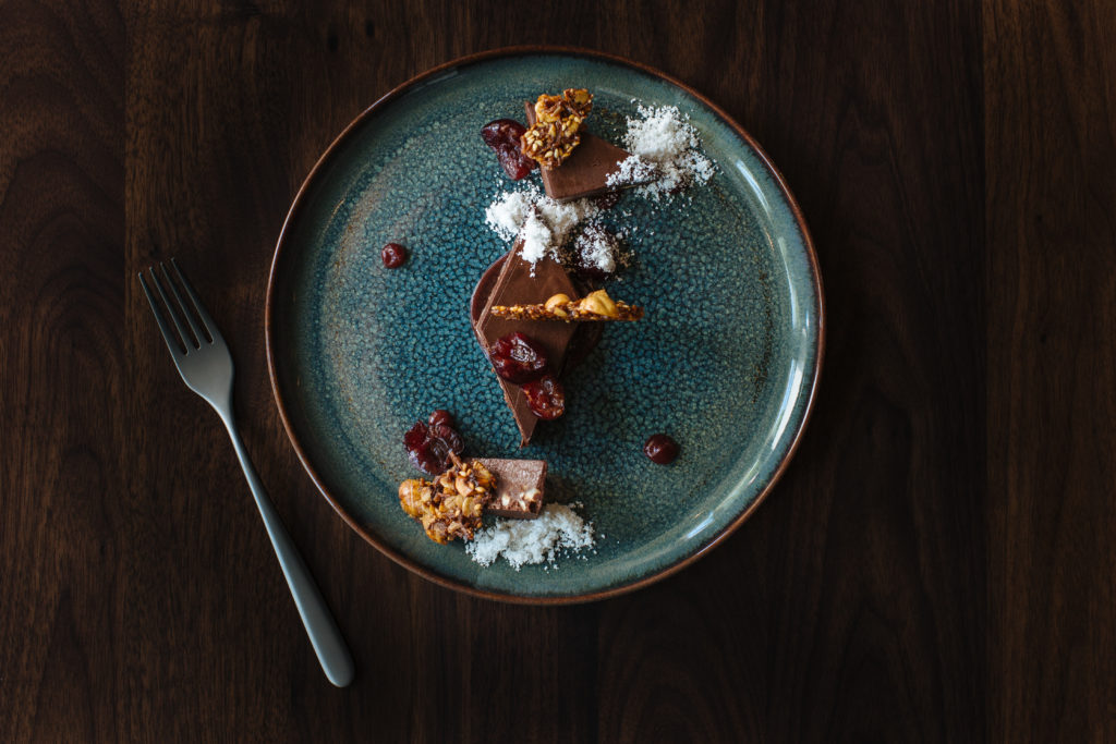 Chocolate cherry pave from The Matheson in Healdsburg. (Courtesy of Michael Woolsey)