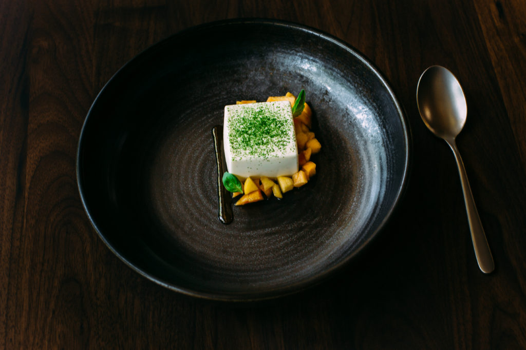  Peach Mousse at The Matheson in Healdsburg. (Photo: Michael Woolsey)