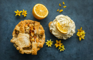 The famous Lemon Cloud Pie and Apple Pie from Betty's Bakery and Fish and Chips in Santa Rosa. (Photo by John Burgess/Sonoma Magazine)
