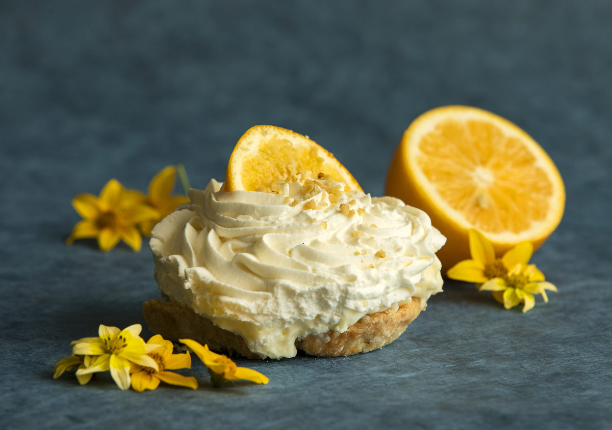 The famous Lemon Cloud Pie from Betty's Fish N’ Chips in Santa Rosa. (John Burgess/The Press Democrat)