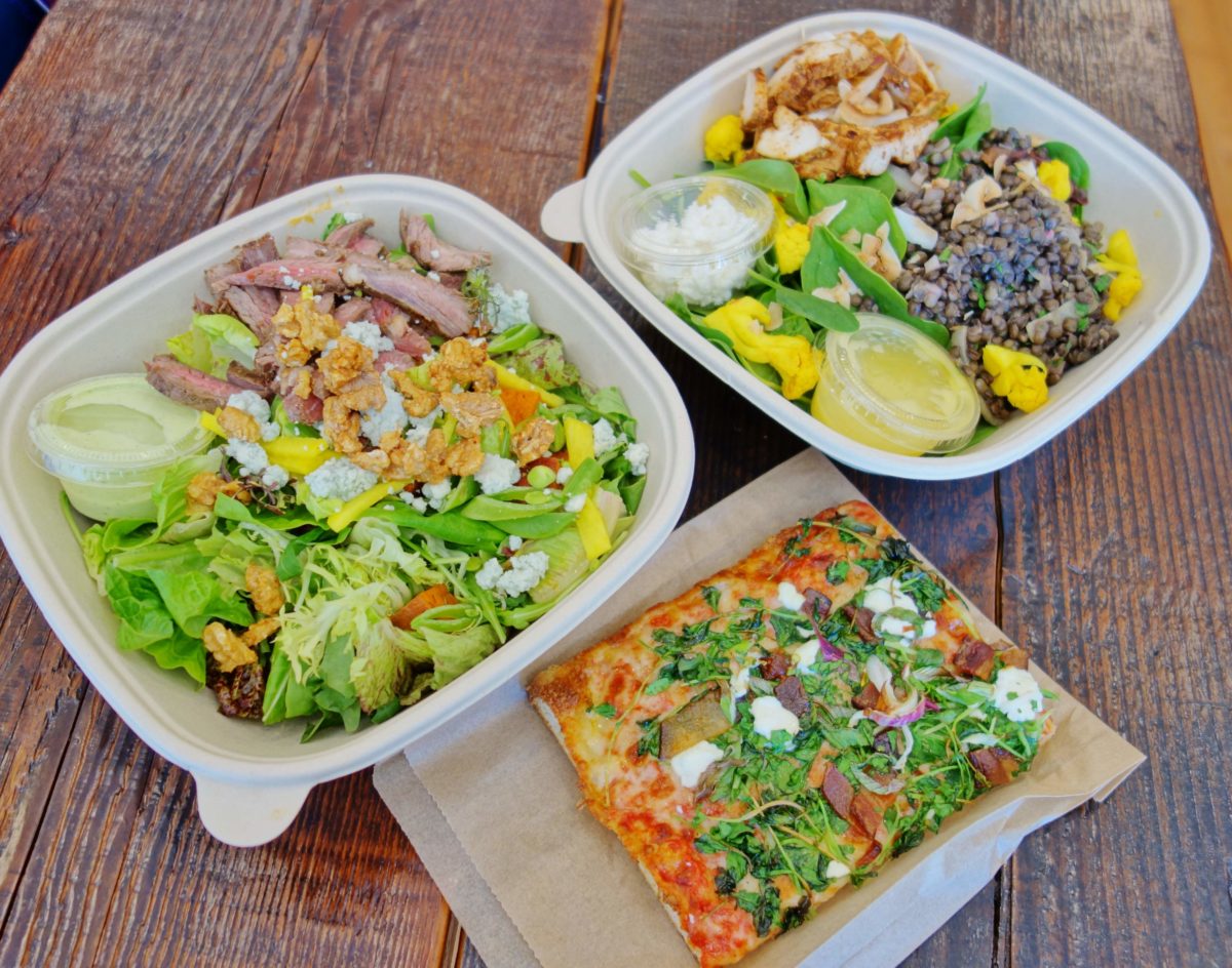 Some of the many locally-sourced dishes at Lunchette in Petaluma. (Houston Porter / Petaluma Argus-Courier)