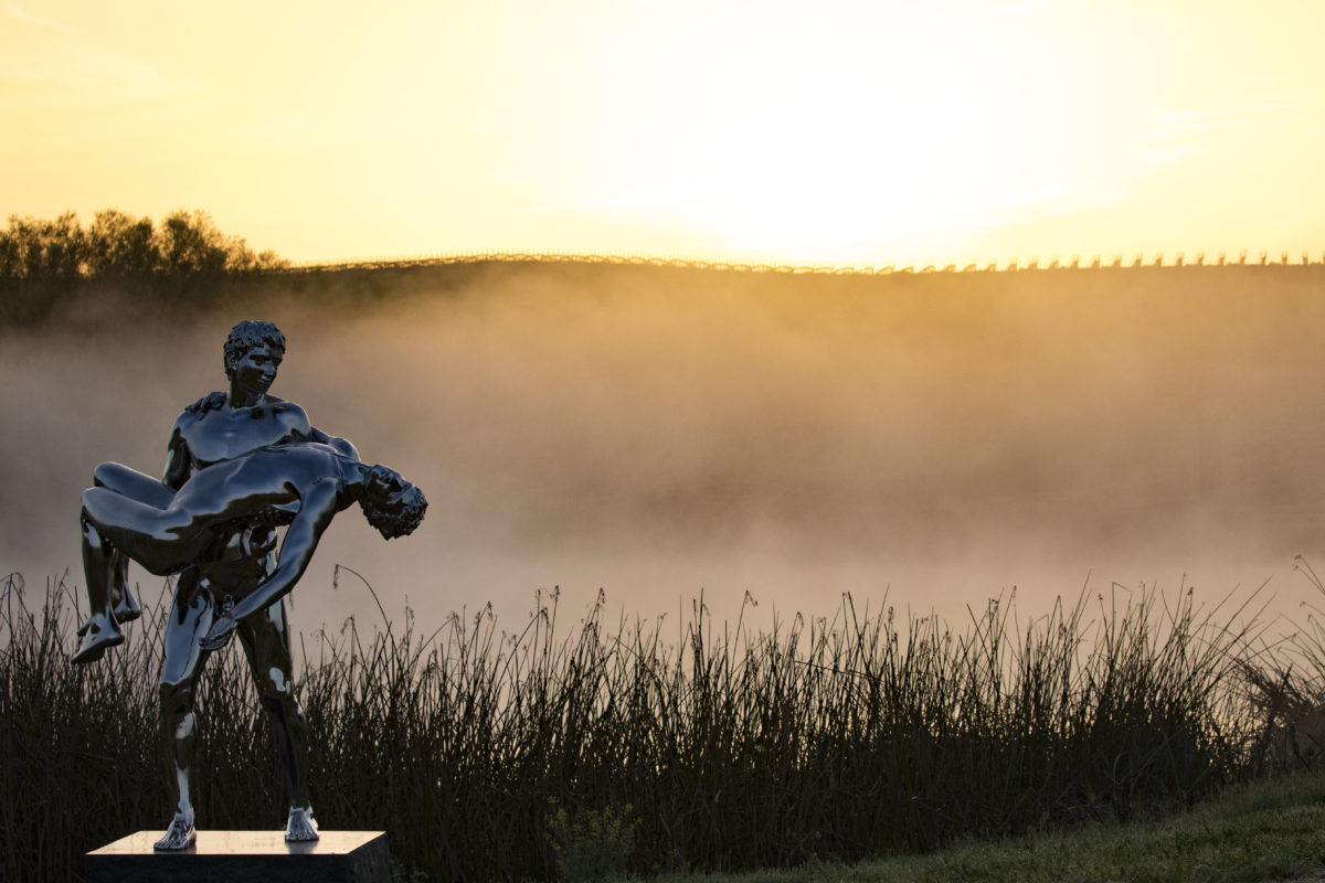 The Care of Oneself, 2017, by Elmgreen & Dragset at The Donum Estate in Sonoma. (Gregory Gorman)
