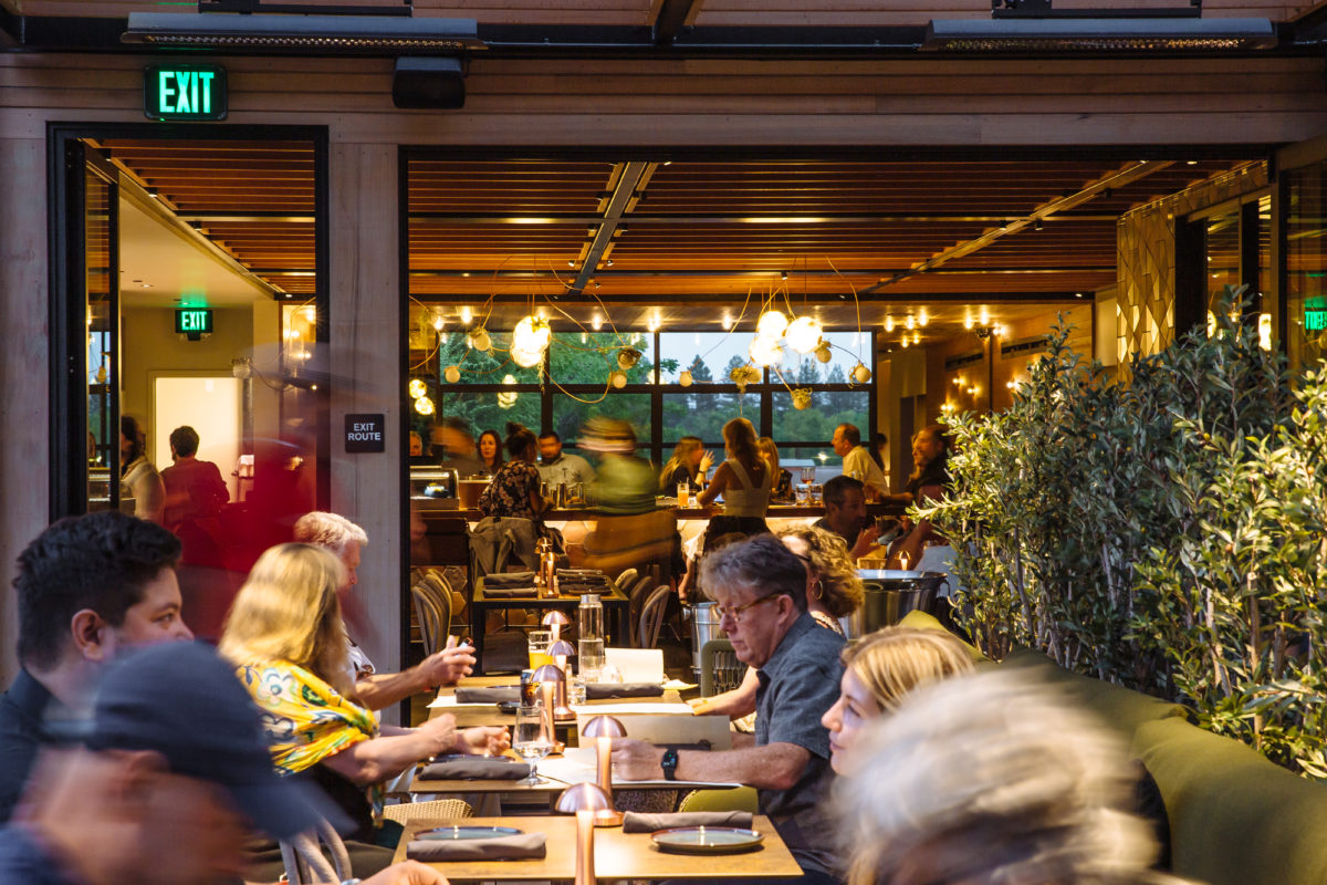 Four long years in the making, Chef Dustin Valette’s epic restaurant concepts The Matheson and Roof 106, pictured, have finally opened to the public in Healdsburg. (The Matheson)