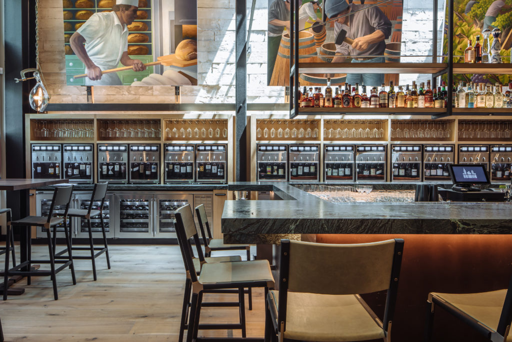 Murals at The Matheson in Healdsburg. (Michael Woolsey)