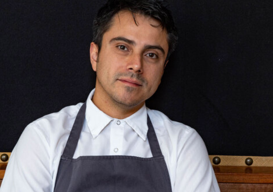 Chef Jordan Rosas of Healdsburg's Barndiva. Photo: Jil Hales