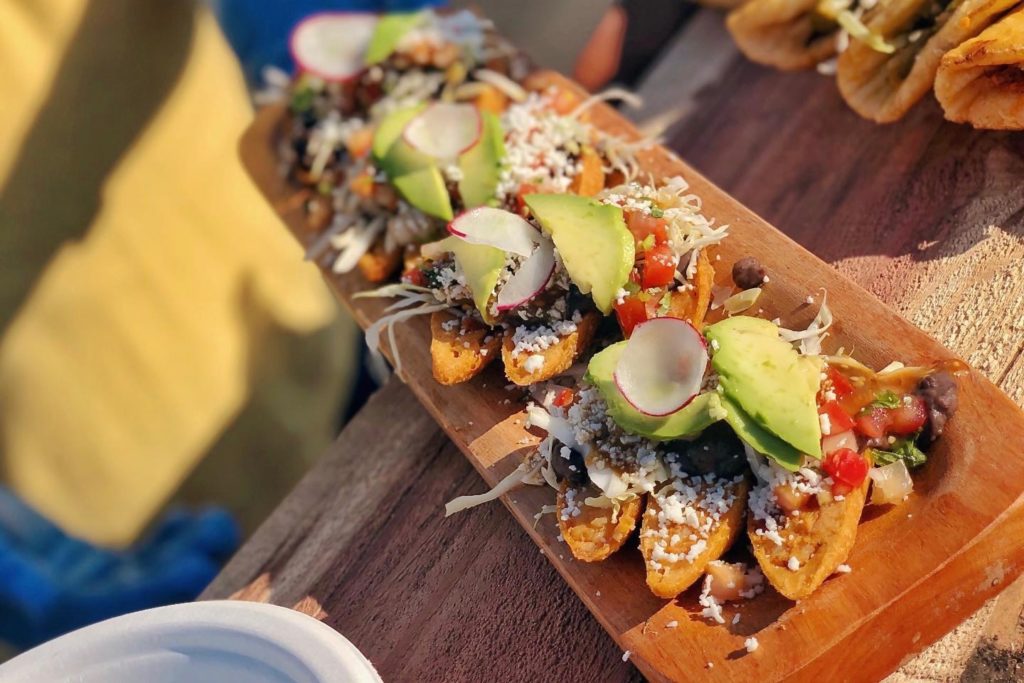 Oaxacan-style Molotes from Lucha Sabina food truck in Roseland. (Courtesy of Lucha Sabina)