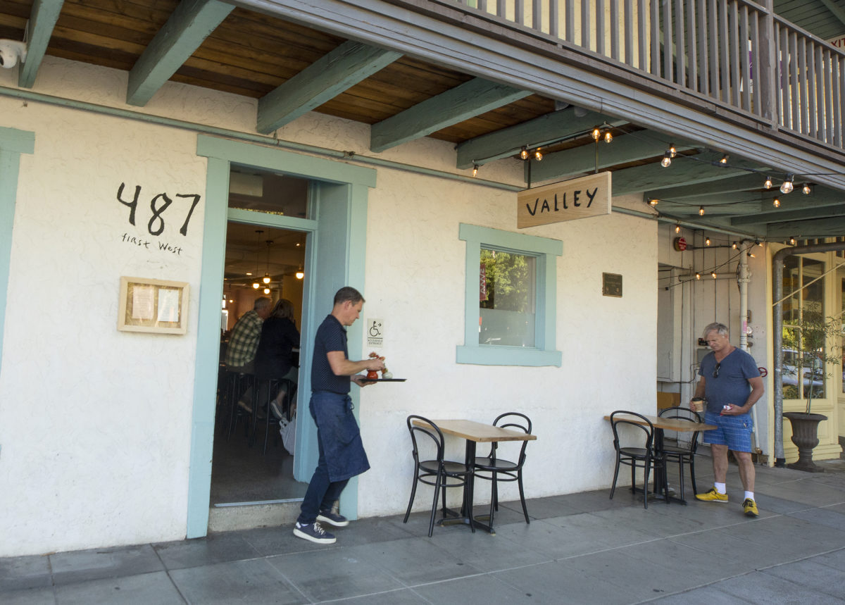Valley Bar + Bottle on the Sonoma square. (John Burgess/The Press Democrat)
