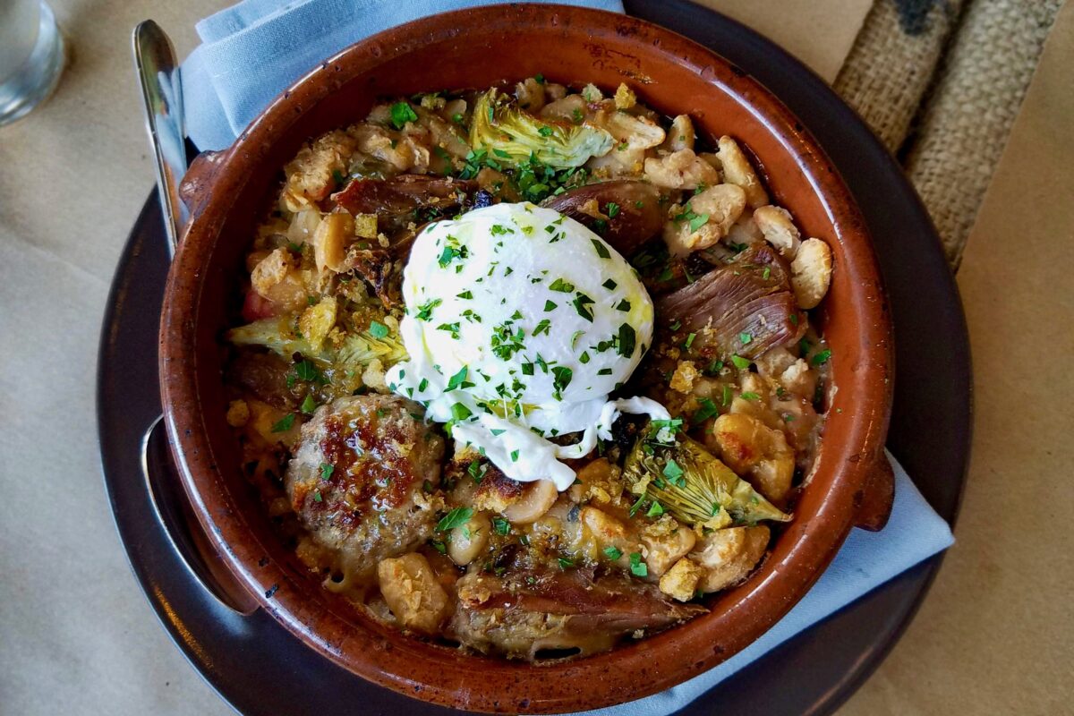 Cassoulet at Pearl restaurant in Petaluma. heather irwin/PD