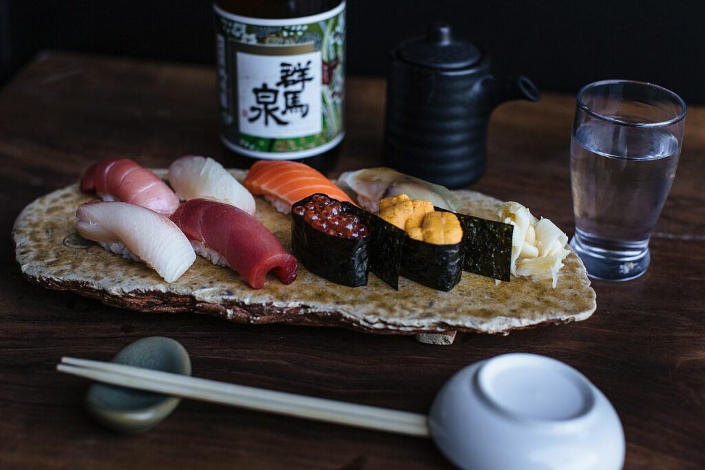 Sushi at The Matheson in Healdsburg. (Michael Woolsey)