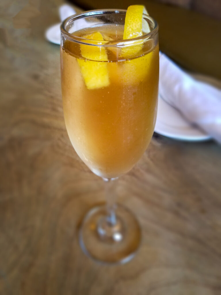 Fig cocktail at Girl and the Fig. Heather Irwin.