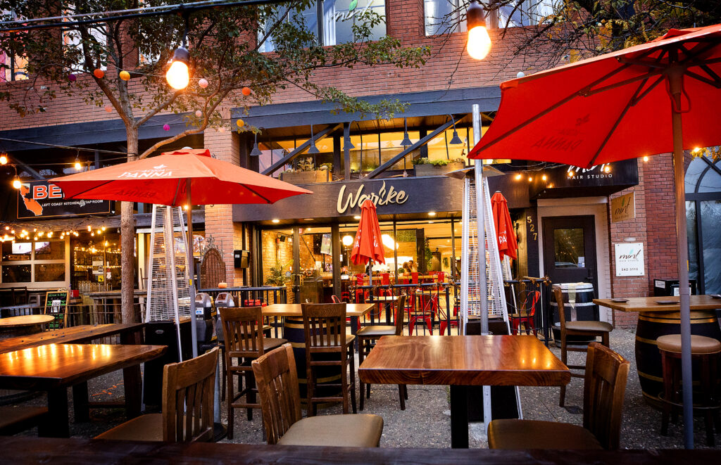The Warike Restobar in downtown Santa Rosa. (John Burgess / The Press Democrat)
