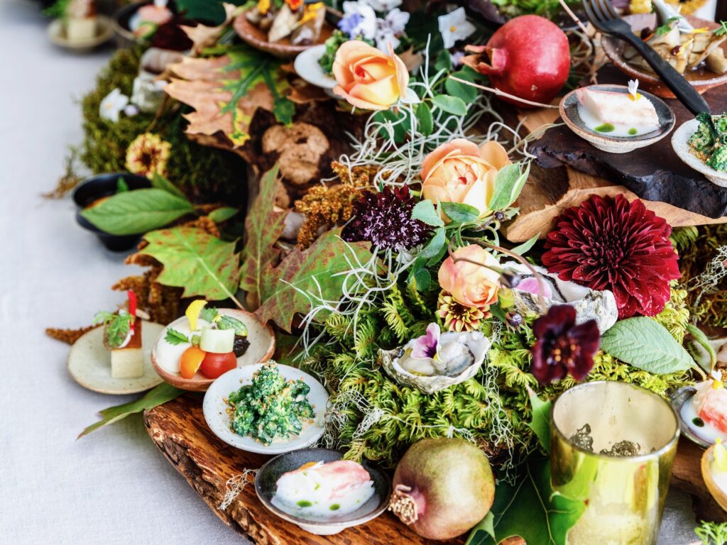 The Art of Plating dinner with Single Thread's Chef Kyle Connaughton and Katina Connaughton and winemaker Olivier Bernstein on Thursday, Oct. 4, 2018 in San Francisco, CA.