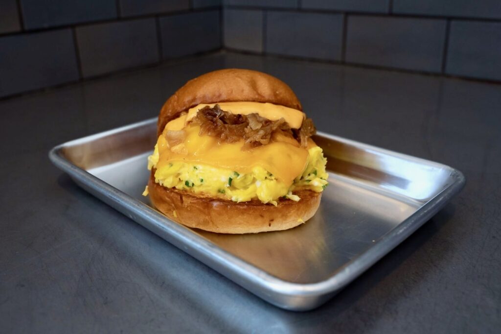 Breakfast sandwich at Eggspresso in Petaluma. (Eggspresso)