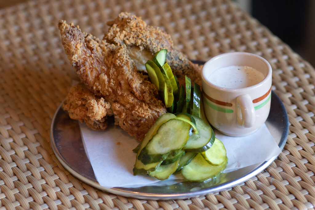 Almost Famous Chicken Tenders at Lo & Behold in Healdsburg. (Heather Irwin/The Press Democrat)