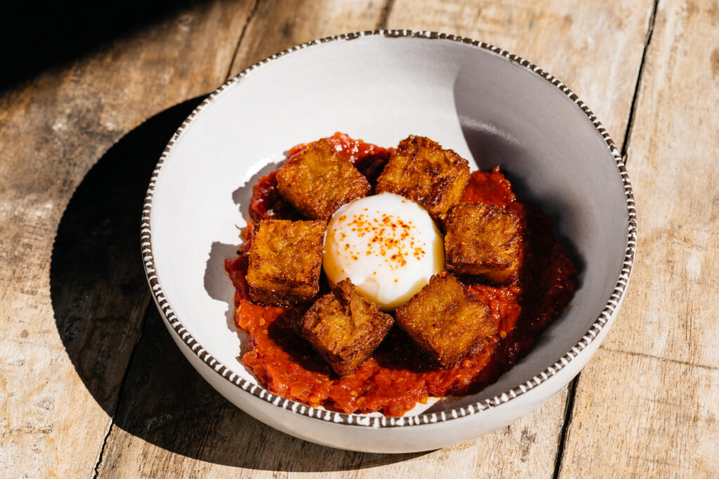 Dining at The Stavrand Russian River Valley in Guerneville. The hotel restaurant is only accessible to hotel guests. (Emma K Creative)