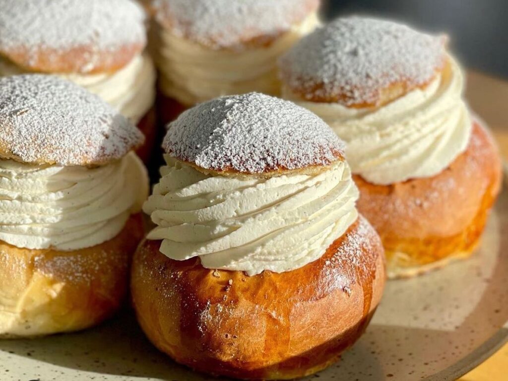 Semla, a sweet Fat Tuesday treat from Sweden, is available at Stockhome restaurant in Petaluma throughout February. (Stockhome)