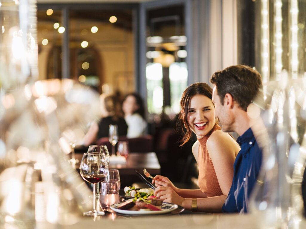 Dining at Santé at Fairmont Sonoma Mission Inn in Sonoma. (Fairmont Sonoma Mission Inn & Spa)