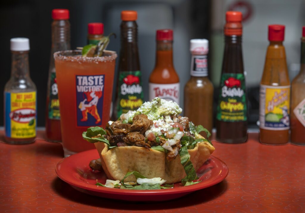 Tostado Al Pastor from Juanita Juanita in Sonoma. ( John Burgess/The Press Democrat)