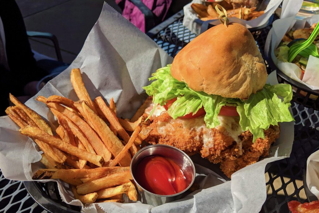 Sonny's Grill chicken sando. HOUSTON PORTER FOR THE ARGUS-COURIER