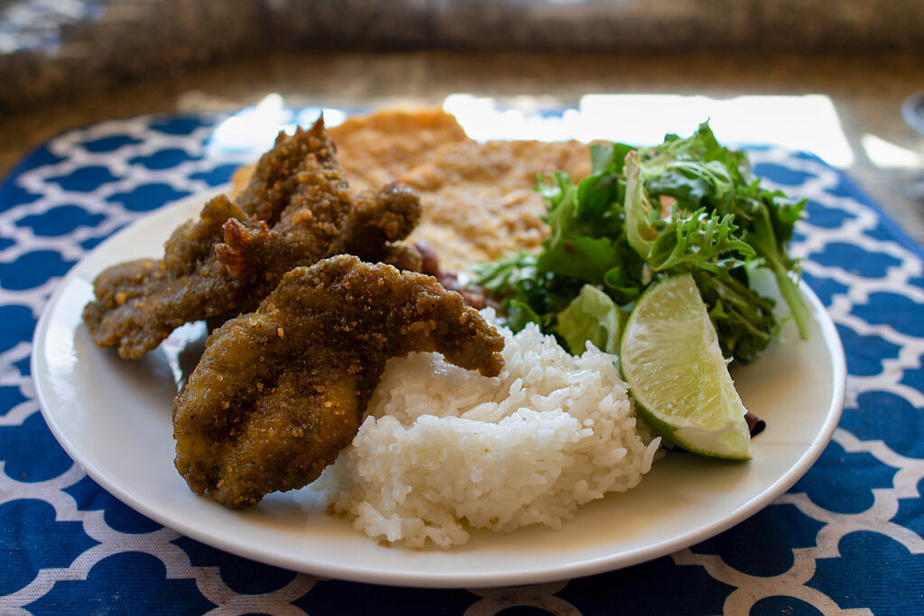 Camarones Empanizados from Sol Food in Petaluma. (Heather Irwin/Sonoma Magazine)