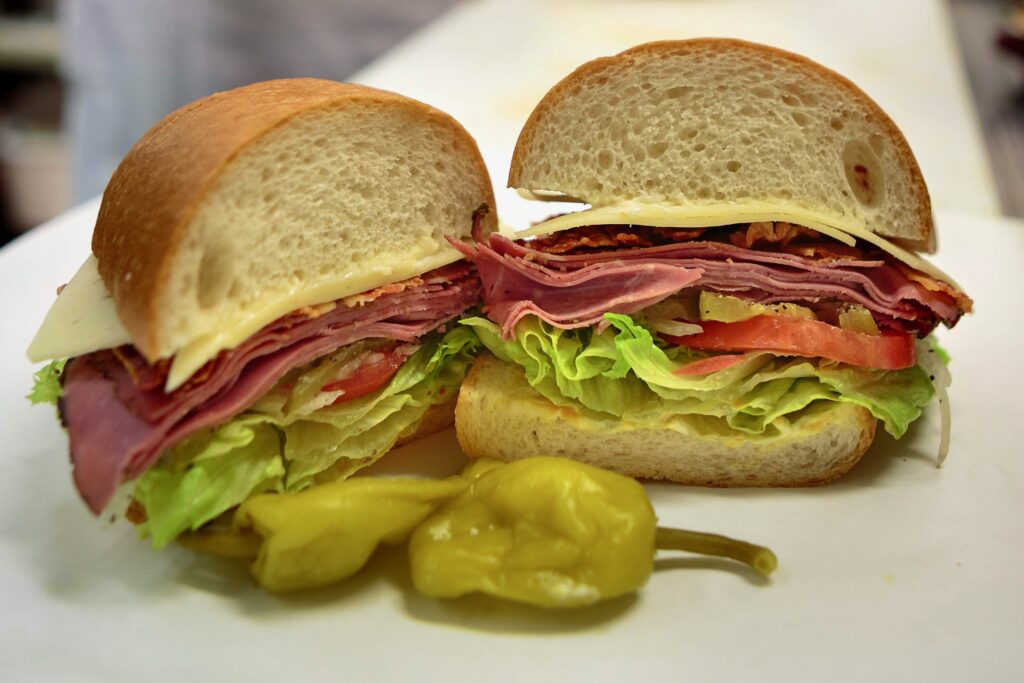 Broadway Market: The market's full-service delicatessen has a wide, delectable selection of soups, sandwiches, burritos and hot entrees. For around $7 you can craft your own plump sandwich with an abundance of meat, cheese and bread options. Yelp reviewers highly commend the tri-tip on a dutch crunch roll for $8.99. Located at 20511 Broadway. (Photo courtesy / Broadway Market)