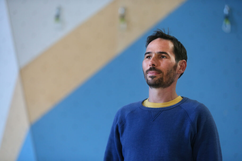 Kevin Jorgeson is the co-founder of Session Climbing, along with Mike Schaffer. (Christopher Chung/The Press Democrat)