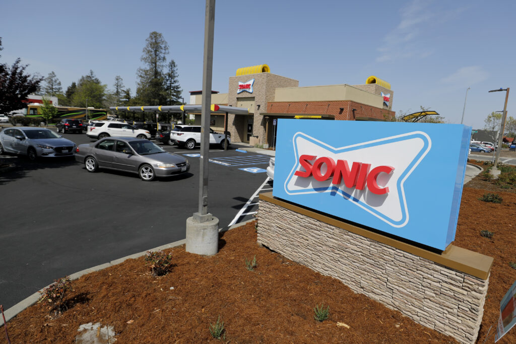 The newly opened Sonic Drive-In on Santa Rosa Ave. in Santa Rosa, Calif., on Thursday, April 7, 2022.(Beth Schlanker/The Press Democrat)