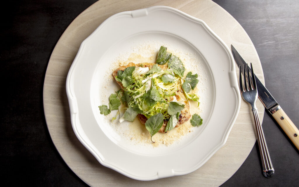 Chicken Paillard at The Madrona in Healdsburg. (Nicole Parisi)