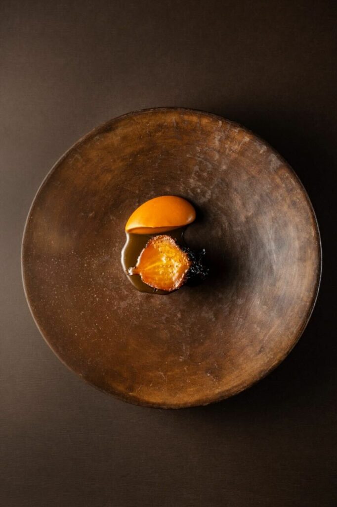 A dish from Chef Jorge Vallejo of Mexico City's Quintonil. Photo: Fernando Gomez Carbajal