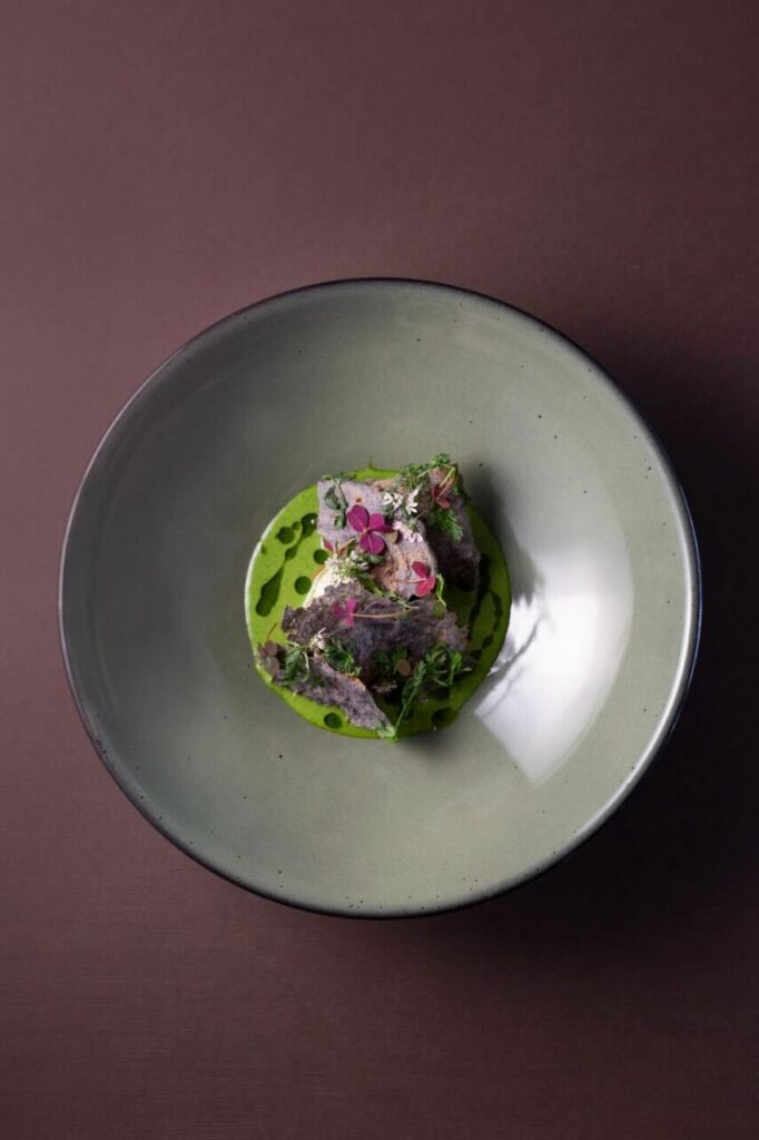A dish from Chef Jorge Vallejo of Mexico City's Quintonil. Photo: Fernando Gomez Carbajal