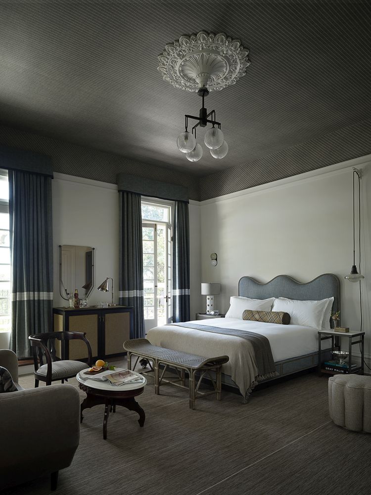 A guest room at The Madrona in Healdsburg. (Matthew Millman)