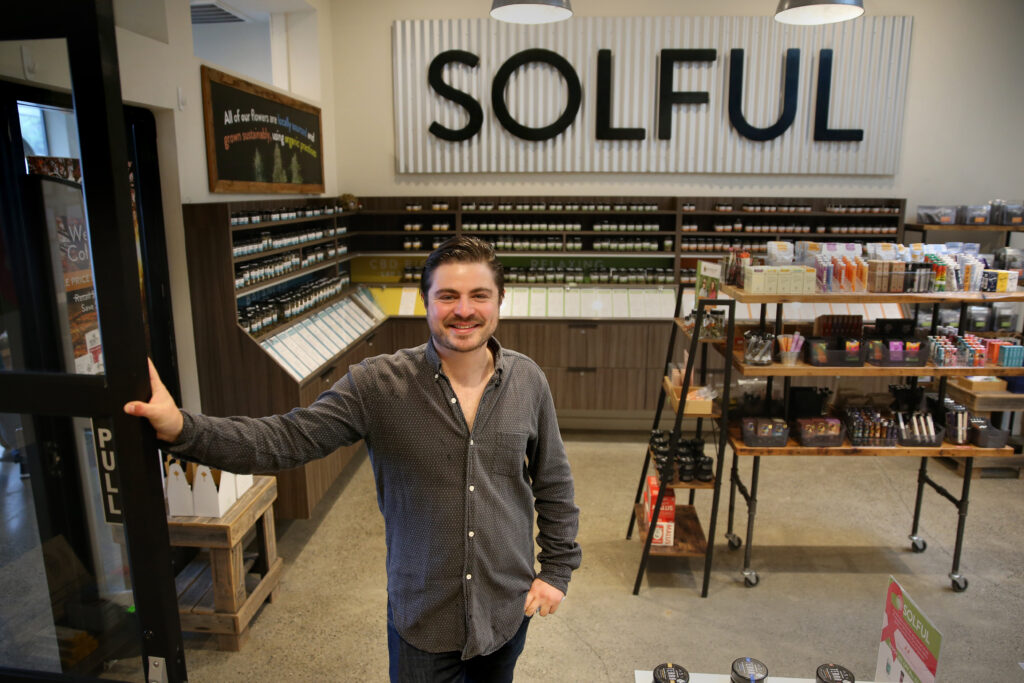 Eli Melrod, CEO and co-founder of Solful, in Sebastopol, Calif., on Wednesday, October 20, 2021.(Beth Schlanker/The Press Democrat)