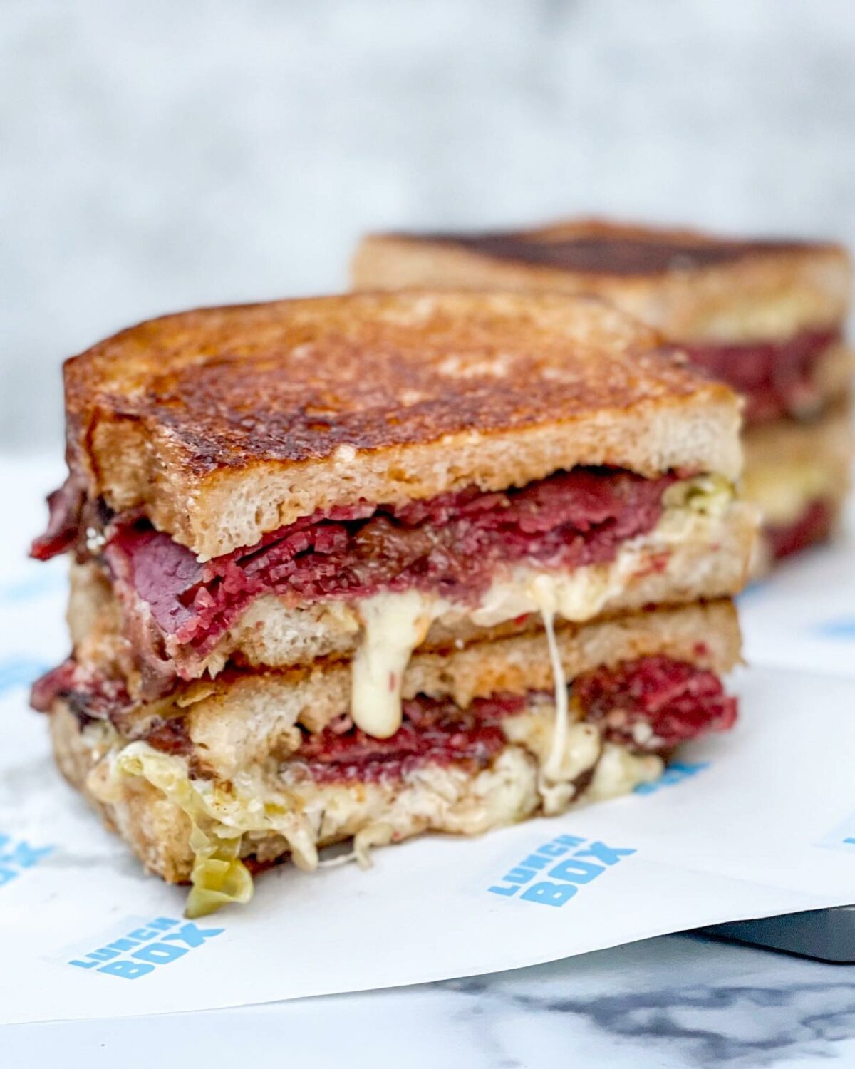 Reuben from Lunch Box in Sebastopol. (Lunch Box)