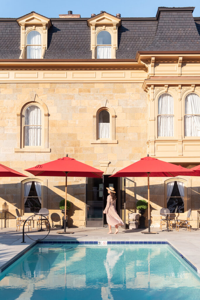 Poolside at The Francis Inn in Calistoga. (Courtesy of The Francis Inn)