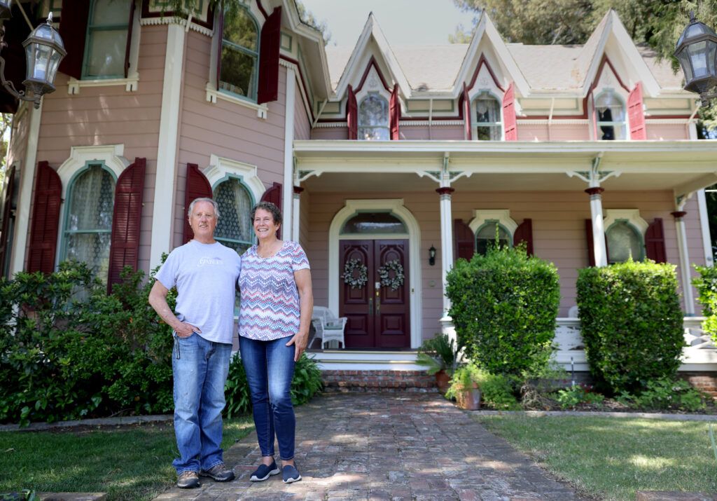 Larry and Pam Willis are owners of The Gables Wine Country Inn in Santa Rosa, Calif., on Sunday, May 1, 2022. (Beth Schlanker/The Press Democrat)