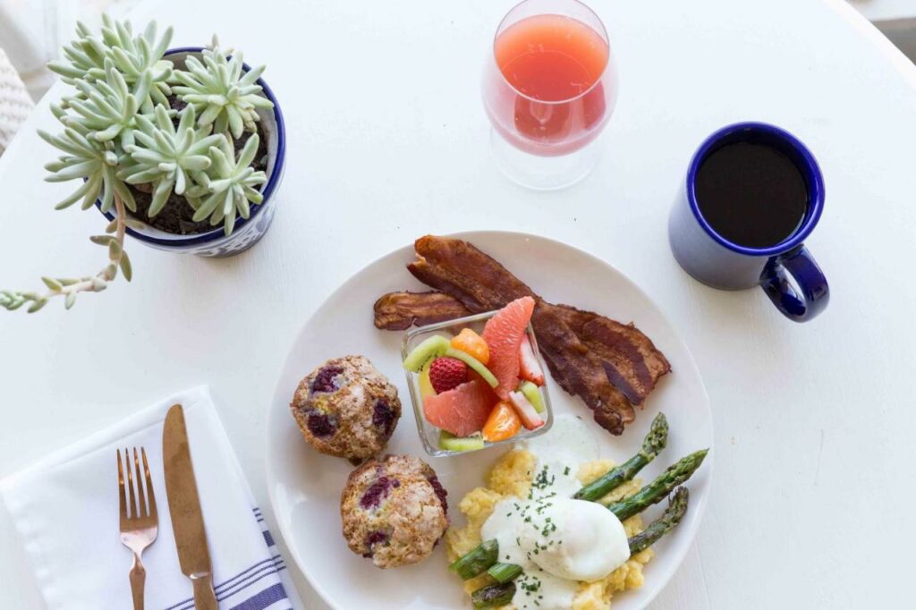 Breakfast at Beltane Ranch in Glen Ellen. (Courtesy of Beltane Ranch)