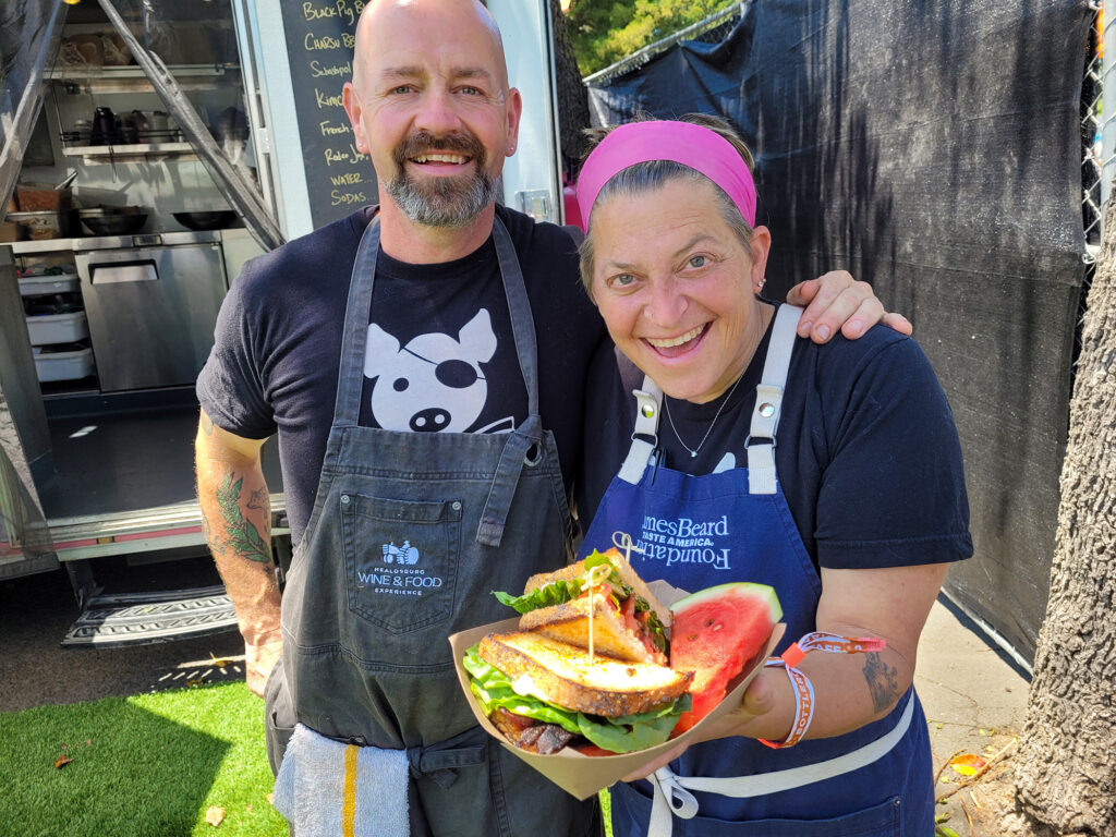 John Stewart and Duskie Estes of Black Piglet at BottleRock 2022. (Heather Irwin/Sonoma Magazine)