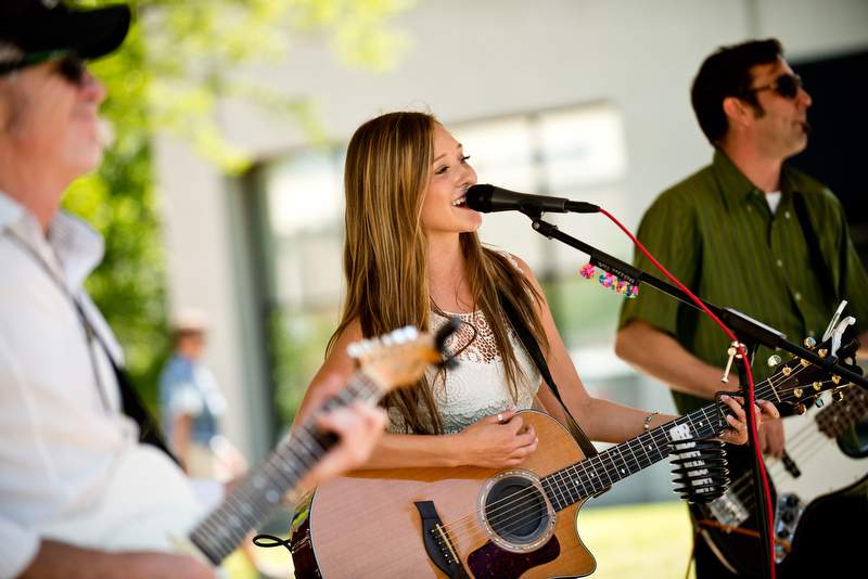 Country music recording artist McKenna Faith performs during the 4th Annual Earth Day Festival at Old Courthouse Square in Santa Rosa, Calif., on April 27, 2013. (Alvin Jornada / The Press Democrat)