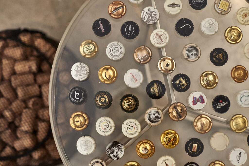 SIGH Champagne Bar in Sonoma. (Wilson Ishihara Design)