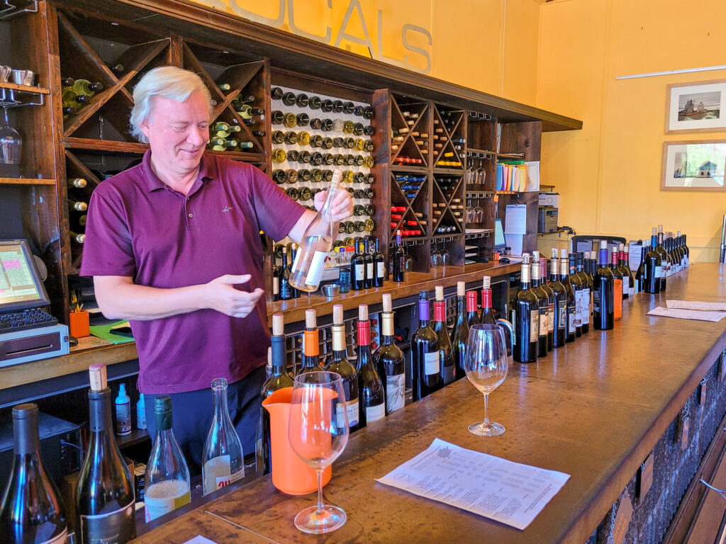 Locals Tasting room in Geyserville. (Heather Irwin / The Press Democrat)