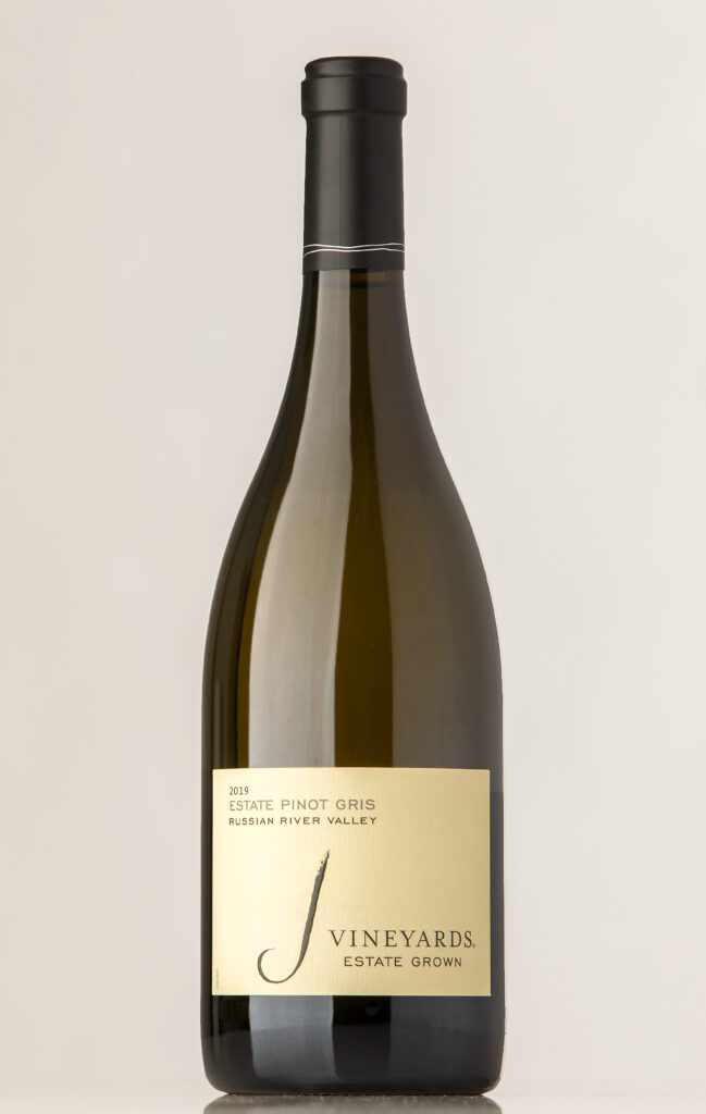 Sonoma Magazine, Like Wines, March/April 2021: J Vineyards 2019 Estate Pinot Gris. (Photo by John Burgess/Sonoma Magazine)