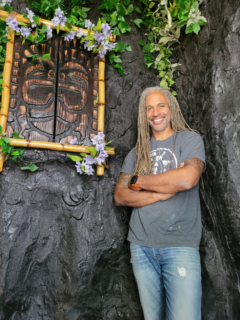 Michael Richardson of Kapu tiki bar. (Heather Irwin, Press Democrat).