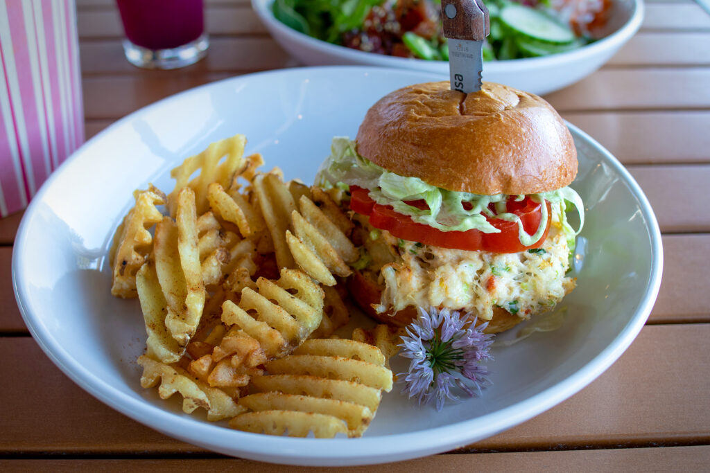 Crab sandwich melt at Delicious Dish in Sonoma (Heather Irwin/Sonoma Magazine)