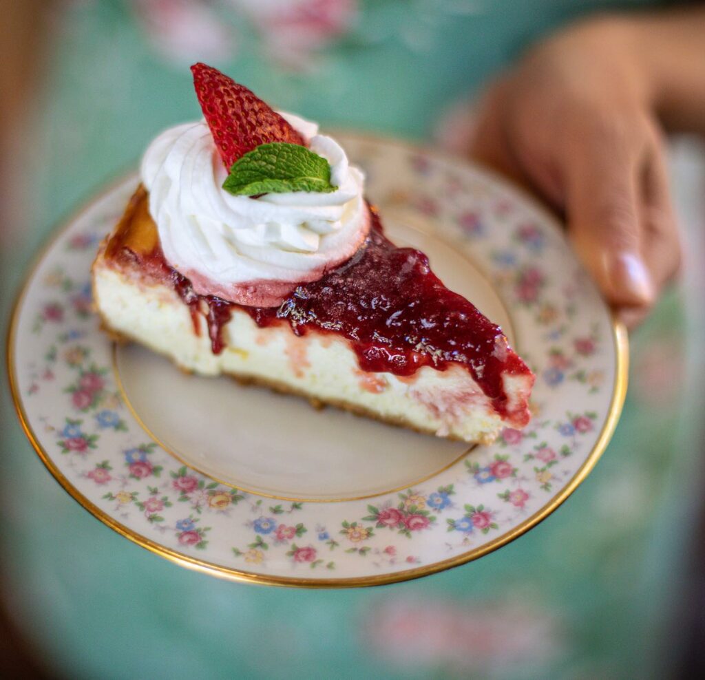 Strawberry cheesecake from Lightwave Coffee and Kitchen in Monte Rio. (Lightwave Coffee and Kitchen)