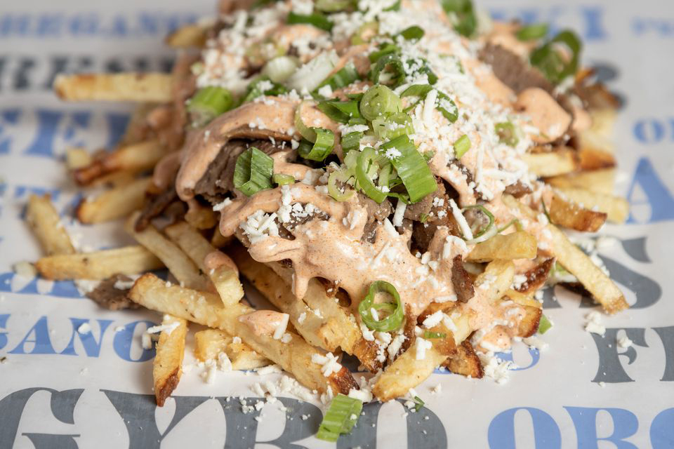 Nick’s Fries with beef and lamb at Nick the Greek in Santa Rosa. (Nick the Greek)
