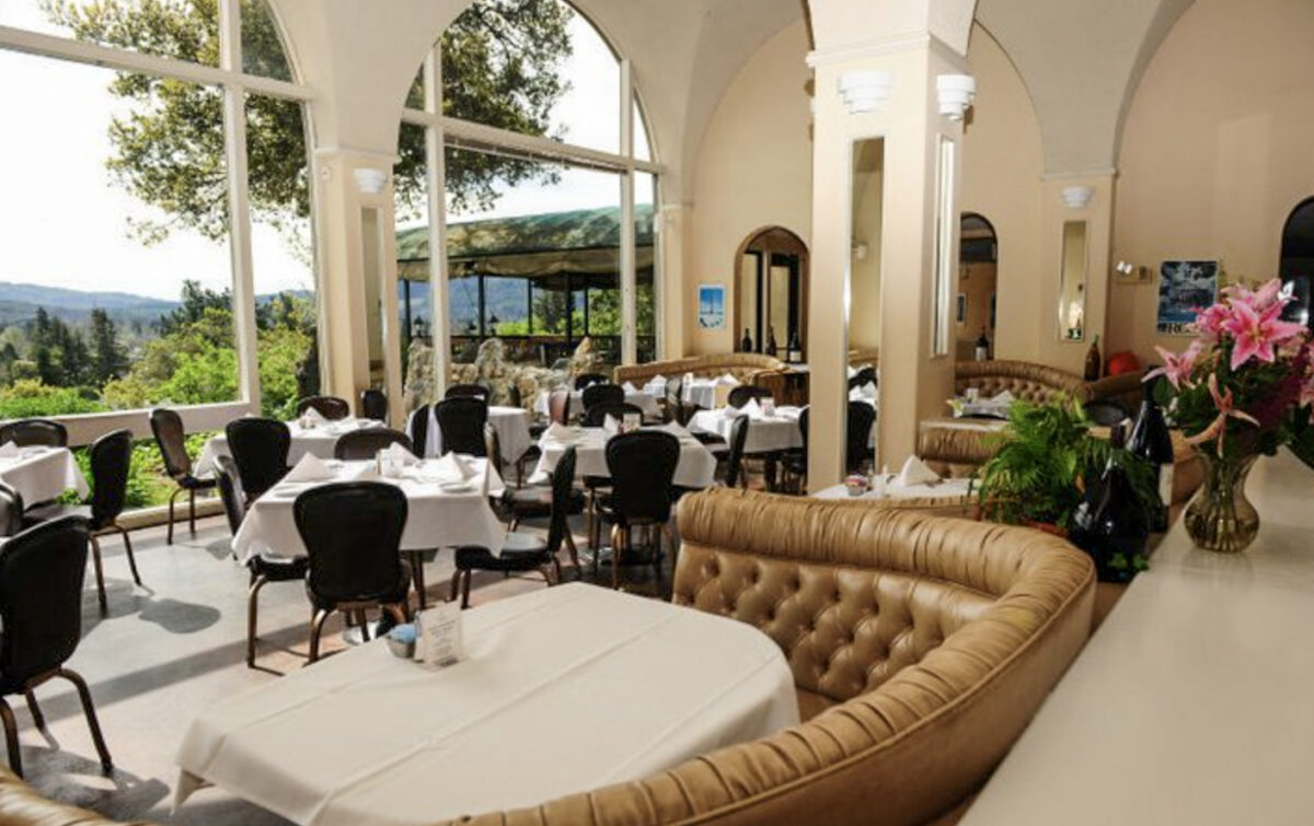 The dining room of The Villa restaurant, now closed. (The Villa)