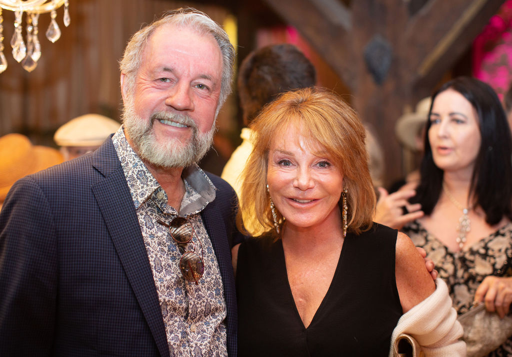 Notra Vue Estate General Manager Geoffrey Thompson, left, and Renee Brown-Stein attend the Sonoma Magazine 10th Anniversary Party at Buena Vista Winery in Sonoma, CA. The event took place on July 28, 2022. (Photo by Charlie Gesell)